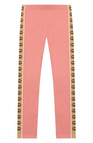 Хлопковые брюки Gucci. Цвет: розовый