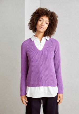 Вязаный свитер LONGSLEEVE V NECK Marc O'Polo, цвет bright lilac O'Polo