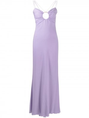 Платье макси Versace. Цвет: фиолетовый