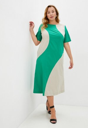 Платье Gamelia. Цвет: зеленый