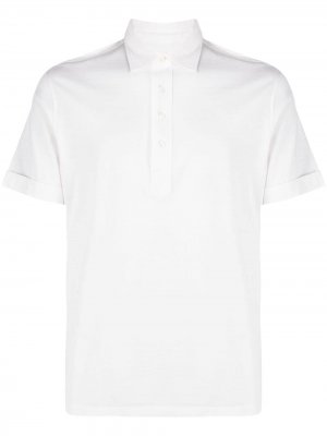 Рубашка поло с короткими рукавами Ermenegildo Zegna XXX. Цвет: бежевый
