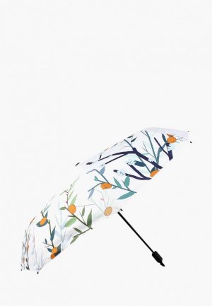Зонт складной Kawaii Factory. Цвет: белый