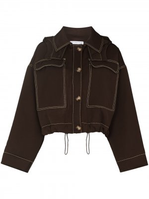 Куртка Hayley с капюшоном Rejina Pyo. Цвет: коричневый