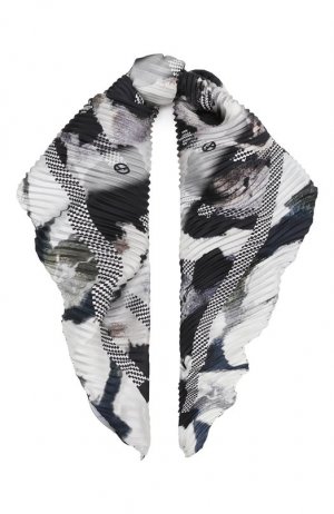 Шелковый платок Giorgio Armani. Цвет: чёрно-белый