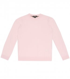 Замечательный шерстяной свитер , розовый Loro Piana