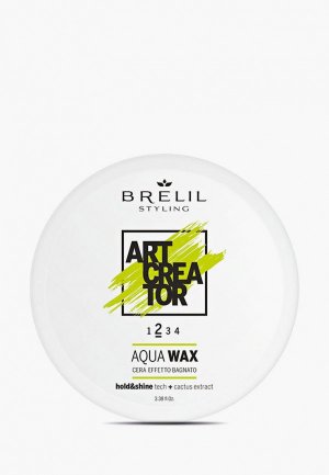 Воск для волос Brelil Professional ART CREATOR на водной основе, 100 мл. Цвет: прозрачный