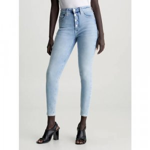 Джинсы скинни , размер 34, синий Calvin Klein Jeans. Цвет: синий