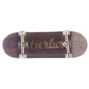 Фингерборд П10 Гравировка Purple/Silver/Clear Turbo-FB. Цвет: фиолетовый