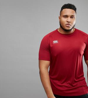 Бордовая футболка Canterbury Plus vapodri эксклюзивно для ASOS-Красный Of New Zealand