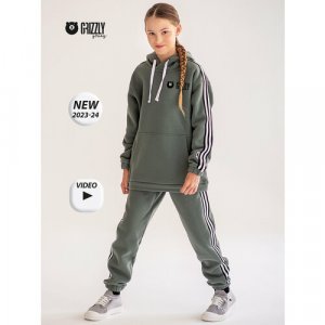 Комплект одежды , размер 152, зеленый Grizzly. Цвет: зелeный/зеленый