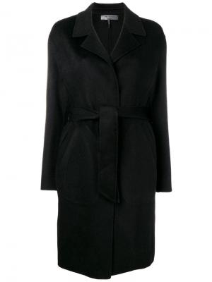 Классическое пальто с поясом Rag & Bone. Цвет: черный