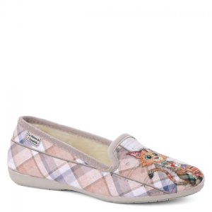 Домашняя обувь La Maison De L'espadrille L'espadrille. Цвет: серо-бежевый