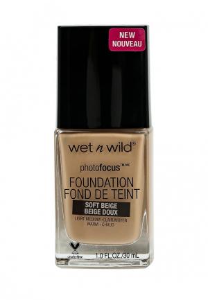 Тональное средство Wet n Wild Photo Focus Foundation, soft beige. Цвет: бежевый
