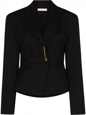 Строгий пиджак Cecilia с декоративной булавкой Rejina Pyo. Цвет: черный