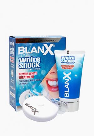 Зубная паста Blanx отбеливающий уход + световой активатор. Цвет: белый