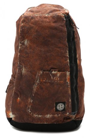 Текстильный рюкзак Stone Island. Цвет: коричневый