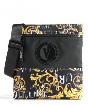 Сумка через плечо с логотипом Couture, нейлон , черный Versace Jeans Couture