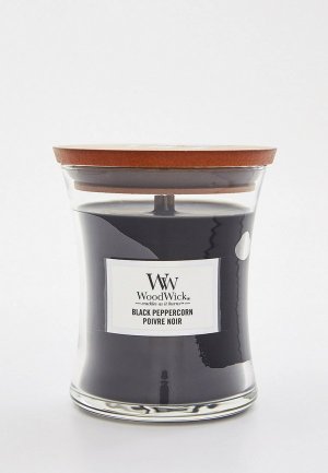 Свеча ароматическая Woodwick средняя Черный перец, 275гр.. Цвет: черный