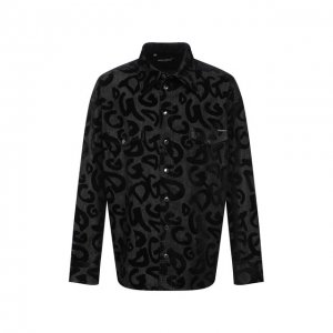 Джинсовая рубашка Dolce & Gabbana. Цвет: серый