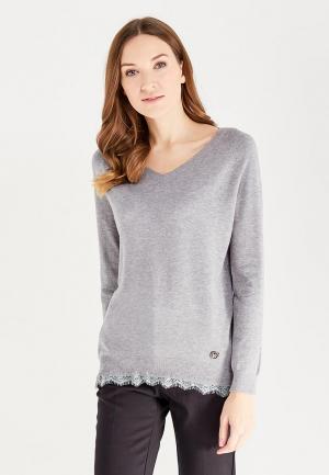 Пуловер Koralline. Цвет: серый