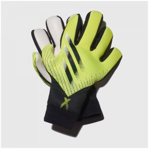 Перчатки вратарские детские Adidas X League GK3510. Цвет: зеленый
