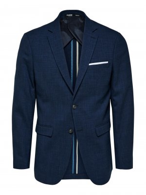 Пиджак стандартного кроя Oasis, темно-синий SELECTED HOMME