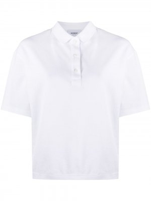 Рубашка-поло с короткими рукавами Dondup. Цвет: белый