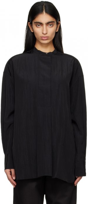 Черная рубашка с принтом Studio Nicholson