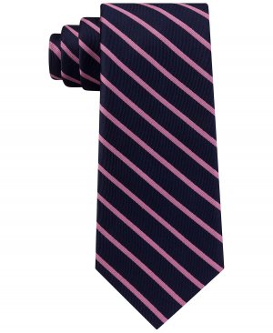 Мужской экзотический тканый галстук в полоску из шелка Tommy Hilfiger