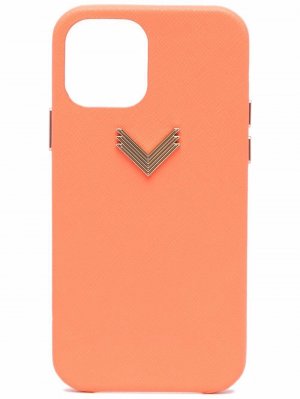 Чехол для iPhone XR с логотипом Manokhi. Цвет: оранжевый