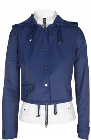 Куртка-ветровка с жилетом Armani Jeans. Цвет: синий