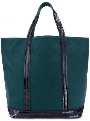 Маленькая сумка-шоппер Cabas Vanessa Bruno. Цвет: синий