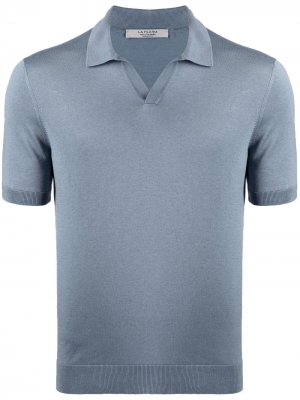 Рубашка поло с косым воротником D4.0. Цвет: серый