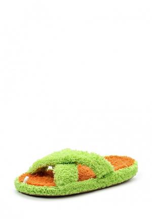 Тапочки Dream Feet. Цвет: зеленый