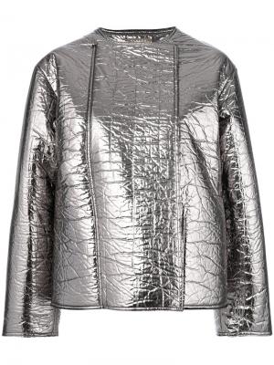 Куртка металлик на молнии Nehera. Цвет: металлический