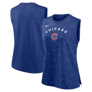 Женская майка Royal Chicago Cubs Muscle Play Nike