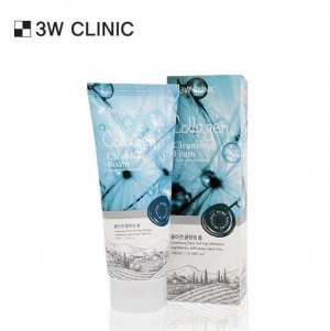3W CLINIC Collagen Cleansing Foam 100ml - очищающая пенка с коллагеном