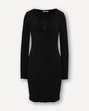 Платье домашнее женское 2.1.2.23.05.54.00428 черное XS DESEO. Цвет: черный