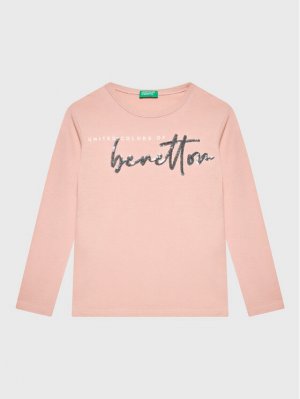 Блуза стандартного кроя , розовый United Colors Of Benetton