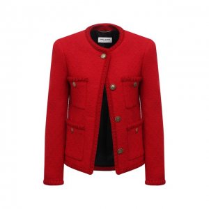Жакет Saint Laurent. Цвет: красный