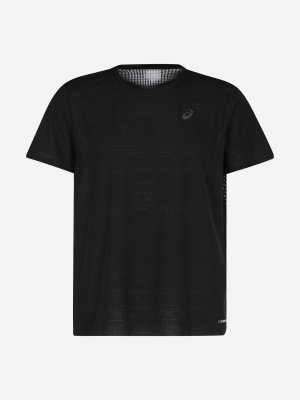 Футболка мужская Ventilate 2.0 SS, Черный, размер 46 ASICS. Цвет: черный