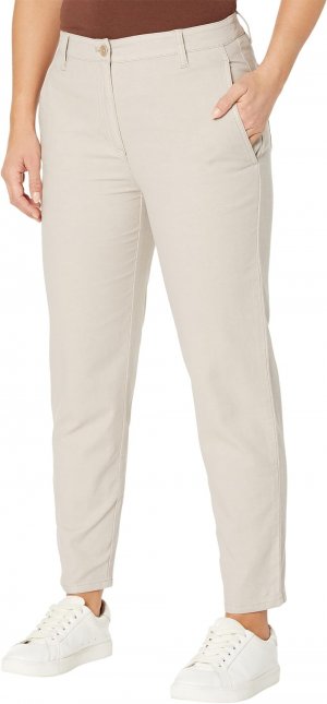 Миниатюрные зауженные брюки до щиколотки с высокой талией , цвет Wheat Eileen Fisher