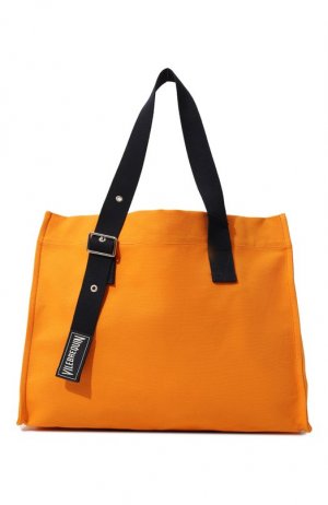 Текстильная пляжная сумка Vilebrequin. Цвет: оранжевый