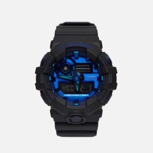 Наручные часы G-SHOCK GA-700VB-1AER Virtual Blue CASIO. Цвет: чёрный