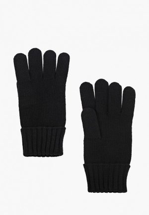 Перчатки Lacoste. Цвет: черный