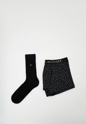 Трусы и носки Tommy Hilfiger. Цвет: черный
