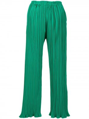 Плиссированные брюки Playa Bambah. Цвет: зеленый