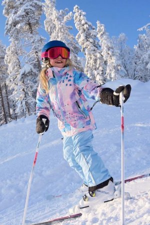 Детская лыжная куртка Posio , розовый Reima