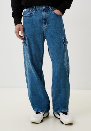 Джинсы Calvin Klein Jeans 90S LOOSE CARGO. Цвет: голубой