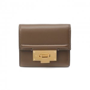 Кожаный портмоне Ralph Lauren. Цвет: коричневый